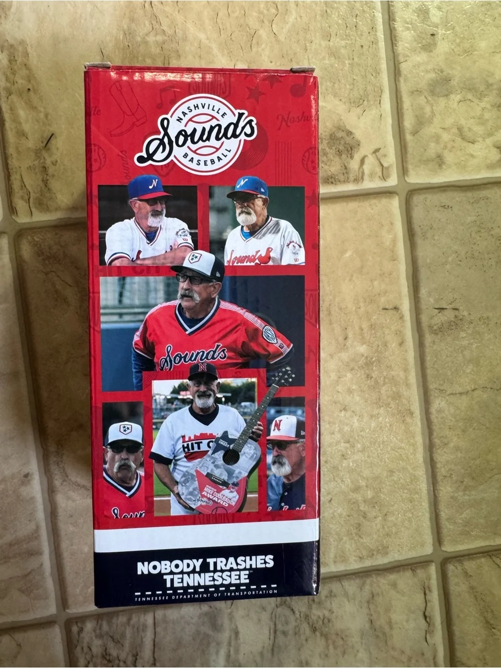 Red Bobble 'Stache Collectible Figure